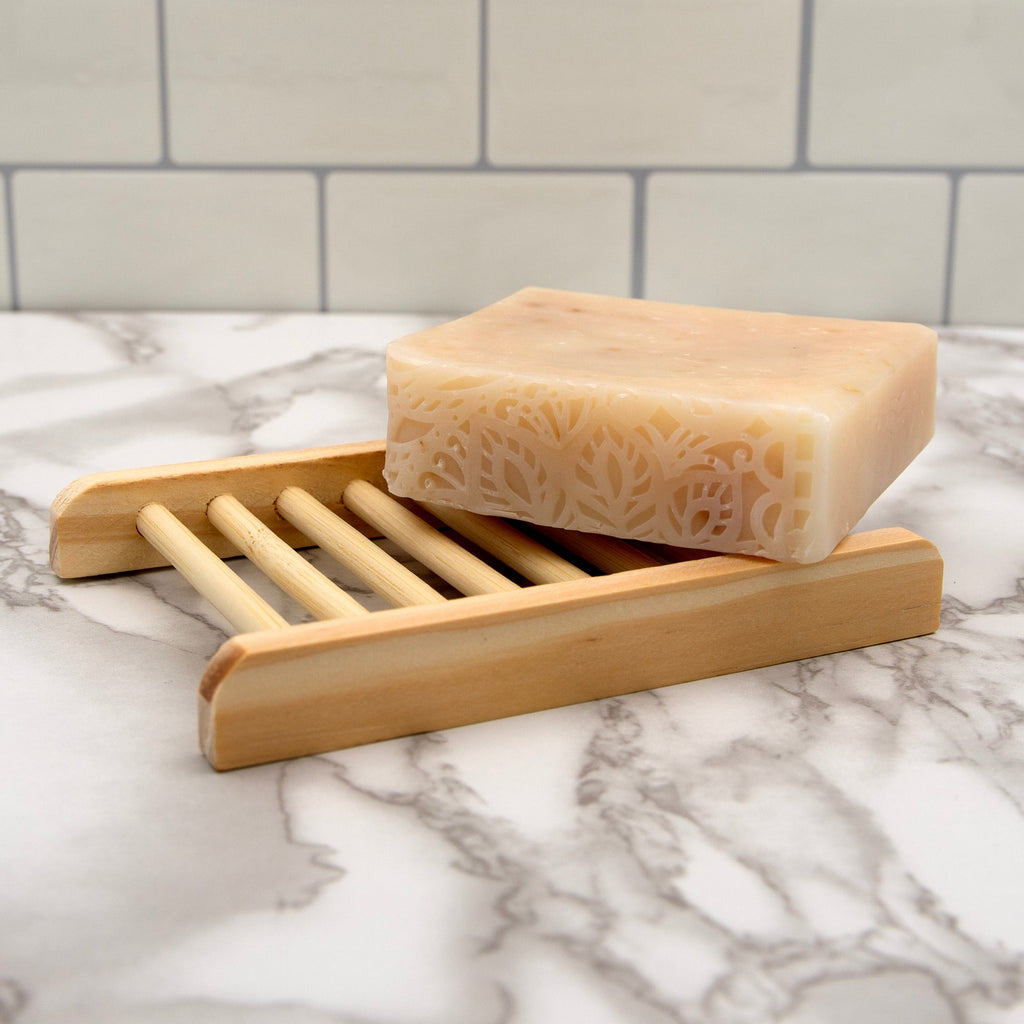 Bamboo Soap Saver | Sisal Mesh Soap Bag